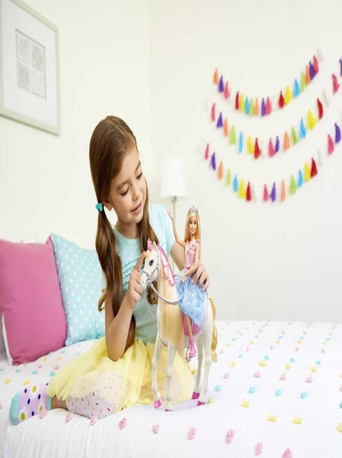 Barbie Princesse Et Son Cheval - Barbie - Mattel - Kiabi