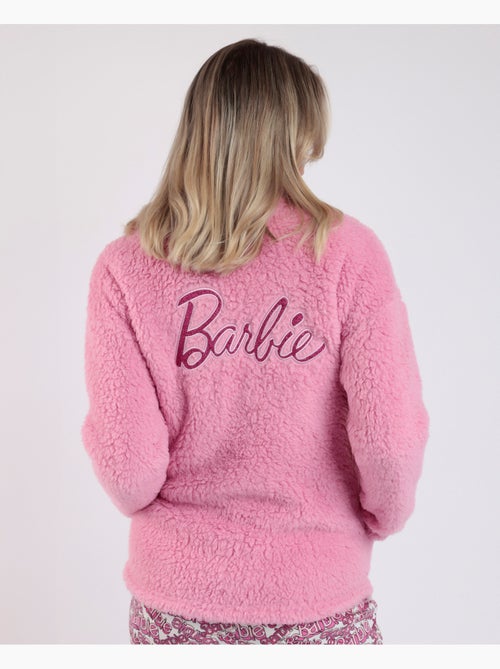 Barbie Robe de chambre chaude manches longues effet sherpa Sweet pour femme - Kiabi Barbie Robe de chambre chaude manches longues effet sherpa Sweet pour femme - Kiabi