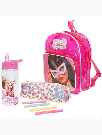 Barbie set d'accessoires avec sac à dos set de coloriage