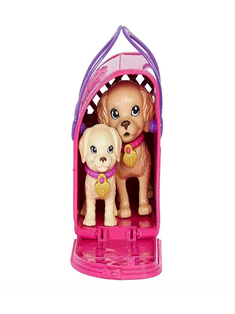 Barbie Set de jeu d'adoption de chiots avec poupée brunette Multicolore - Kiabi
