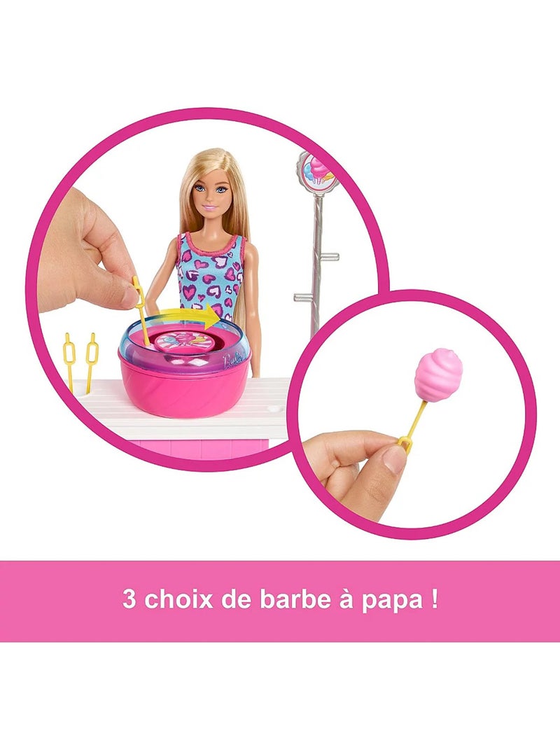 Barbie Stand De Barbe à Papa - Mattel Multicolore - Kiabi