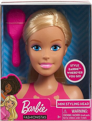 Barbie Tête à Coiffer 16 Cm - Giochi Preziosi