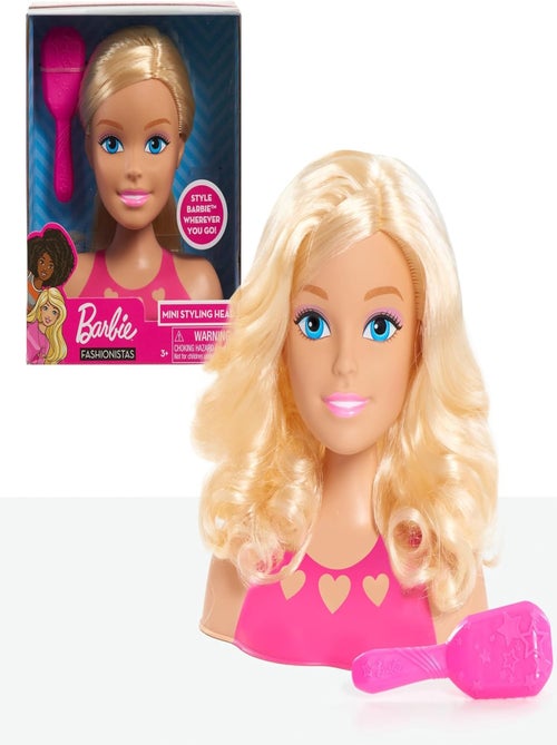 Barbie Tête à Coiffer 16 Cm - Giochi Preziosi - Kiabi