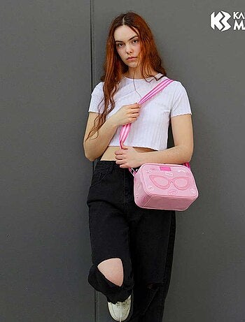 Barbie Travel Sac à Bandoulière Fashion Petit, Rose