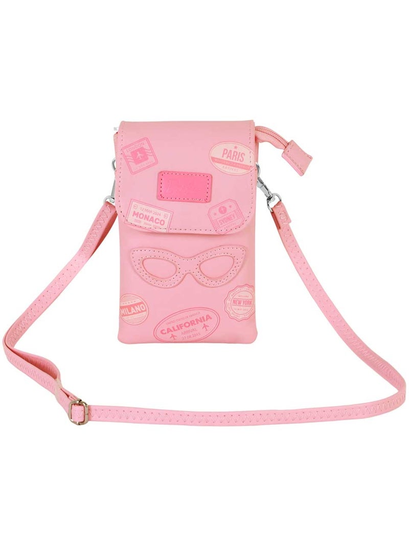 Barbie Travel Sac pour Téléphone Portable, Rose Rose - Kiabi
