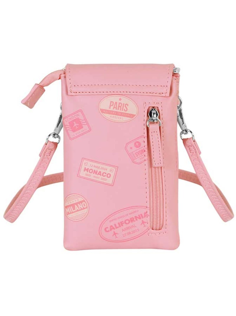 Barbie Travel Sac pour Téléphone Portable, Rose Rose - Kiabi