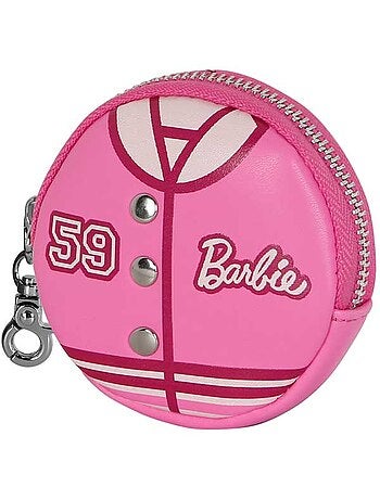 Barbie Varsity Porte-monnaie Cookie, Rose