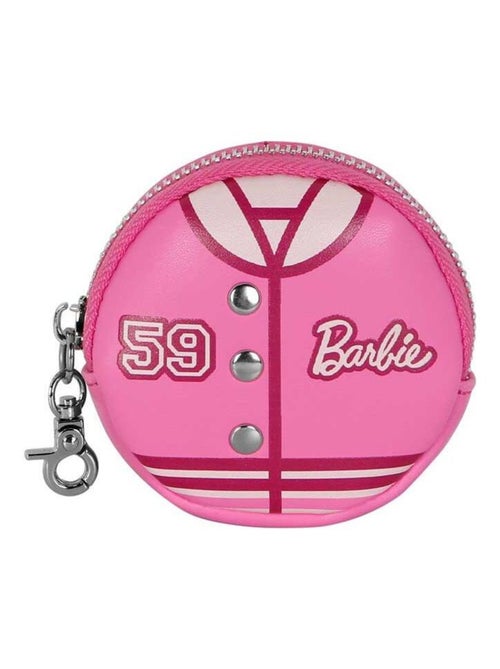Barbie Varsity Porte-monnaie Cookie, Rose - Kiabi