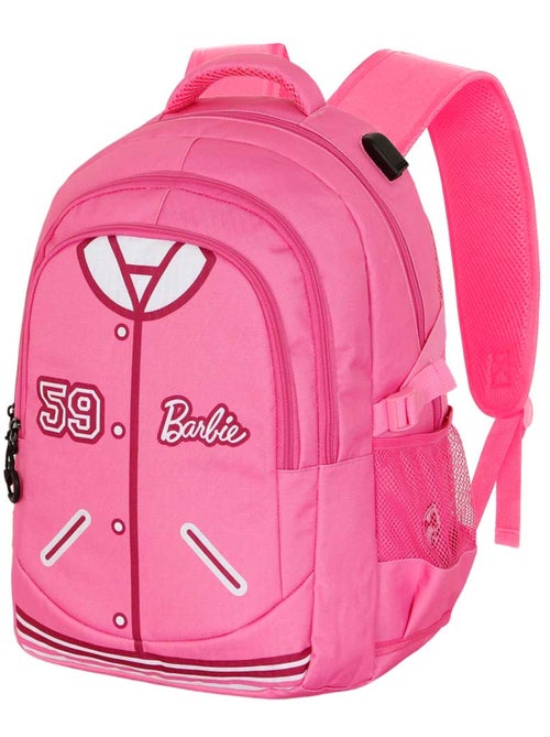 Barbie Varsity Sac à dos Running PLUS, Rose - Kiabi