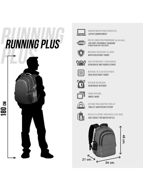 Barbie Varsity Sac à dos Running PLUS, Rose - Kiabi