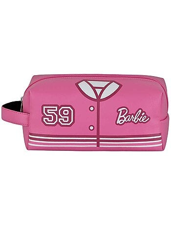 Barbie Varsity Trousse de Toilette de Voyage Brick PLUS, Rose