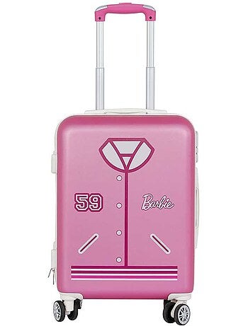 Barbie Varsity Valise Cabine ABS 4 Roues, Rose