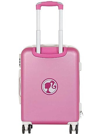 Barbie Varsity Valise Cabine ABS 4 Roues, Rose