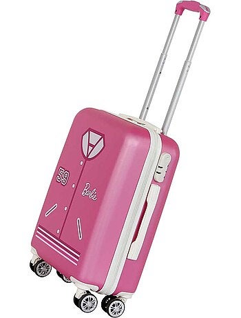 Barbie Varsity Valise Cabine ABS 4 Roues, Rose