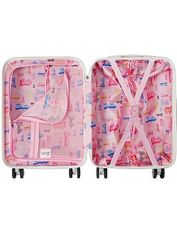 Barbie Varsity Valise Cabine ABS 4 Roues, Rose