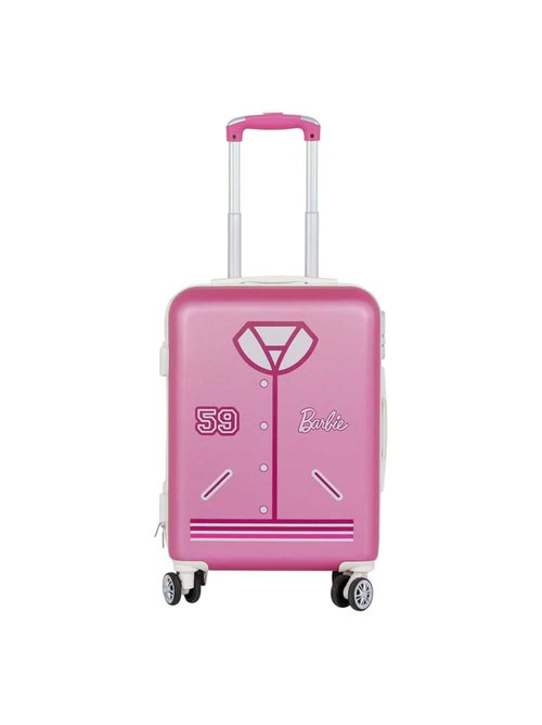 Barbie Varsity Valise Cabine ABS 4 Roues, Rose - Kiabi