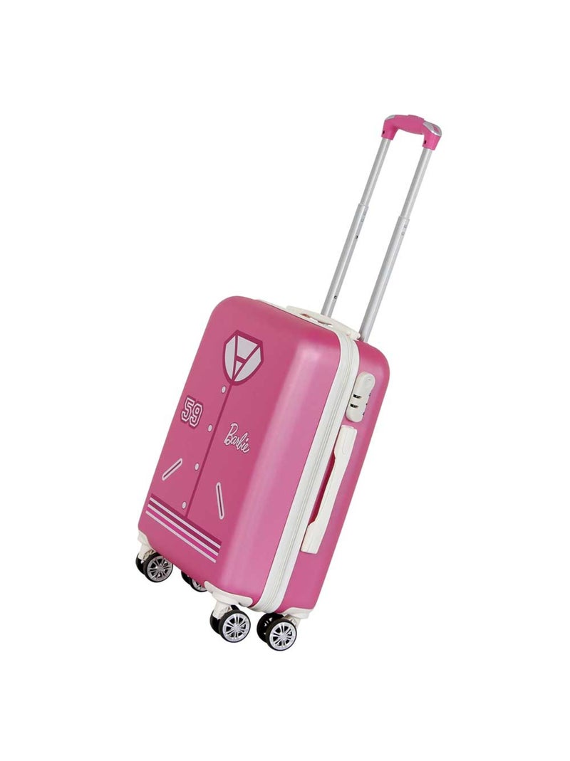 Barbie Varsity Valise Cabine ABS 4 Roues, Rose Rose - Kiabi