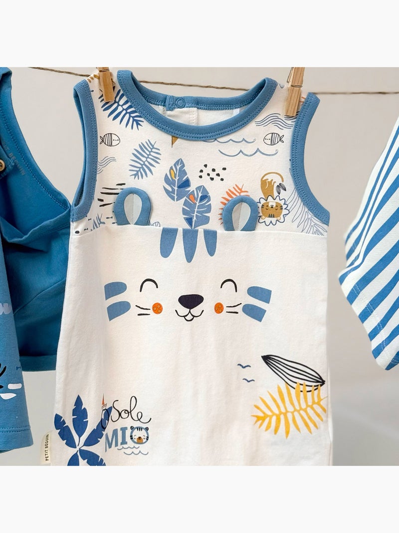 Barboteuse bébé Biscarosse Ecru - Kiabi