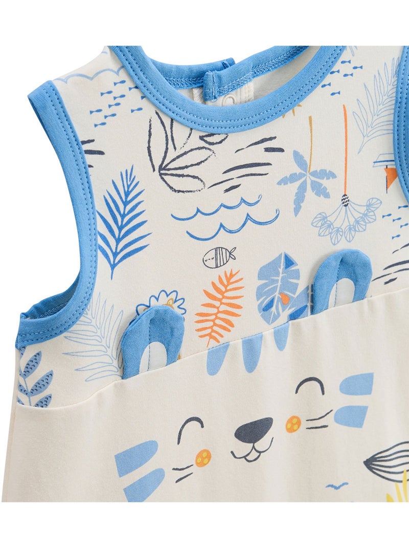 Barboteuse bébé Biscarosse Ecru - Kiabi