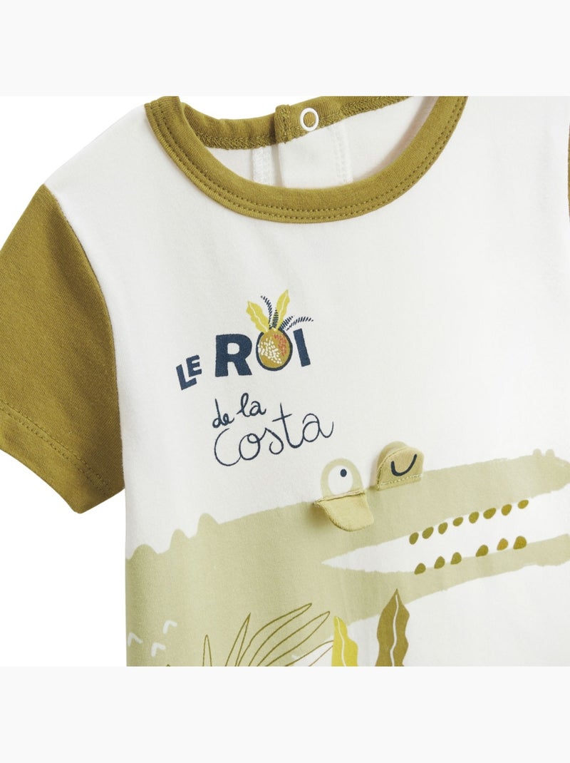 Barboteuse bébé Costa Vert - Kiabi