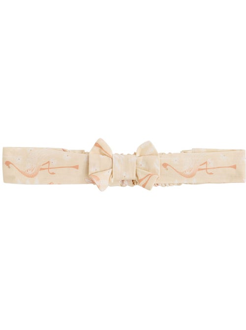 Barboteuse bébé en broderie anglaise + headband Poésie d'été - Kiabi