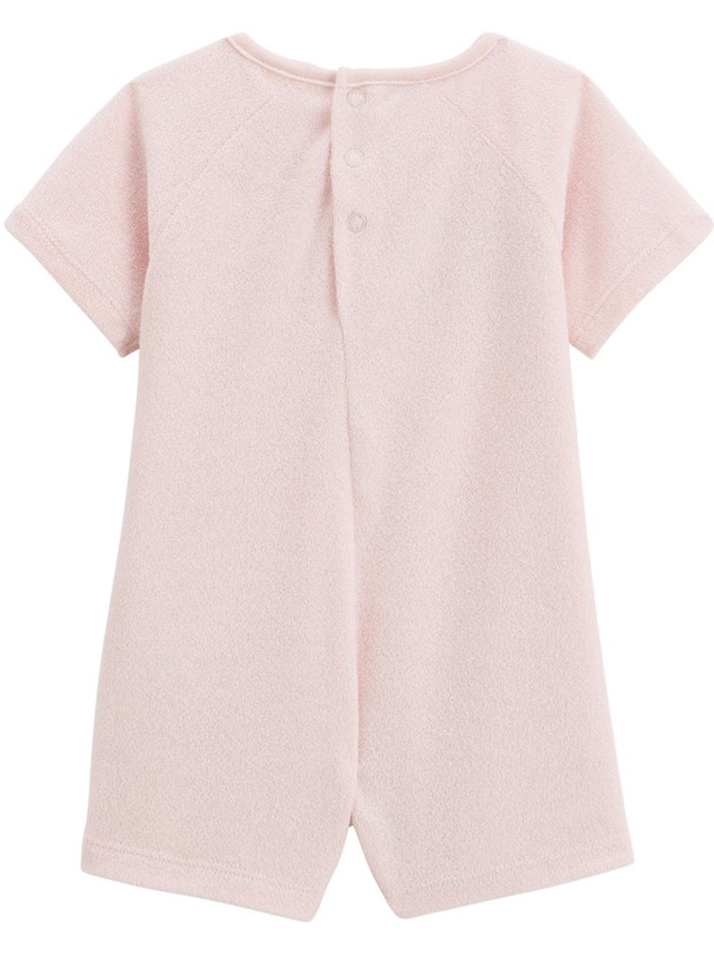 Barboteuse bébé en éponge Saona Rose - Kiabi