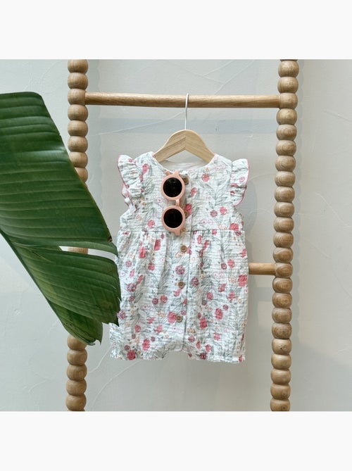 Barboteuse bébé en gaze de coton Anaelle - Kiabi