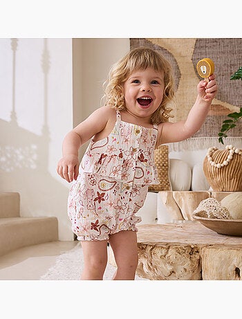 Barboteuse bébé en gaze de coton Arizona