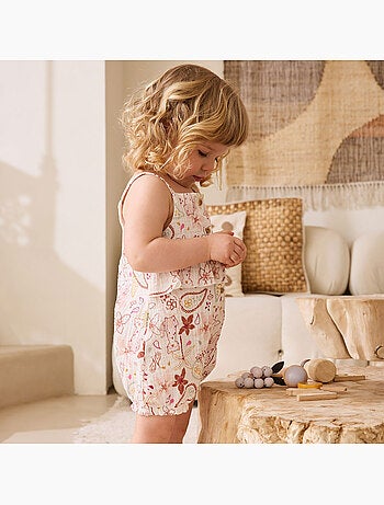 Barboteuse bébé en gaze de coton Arizona