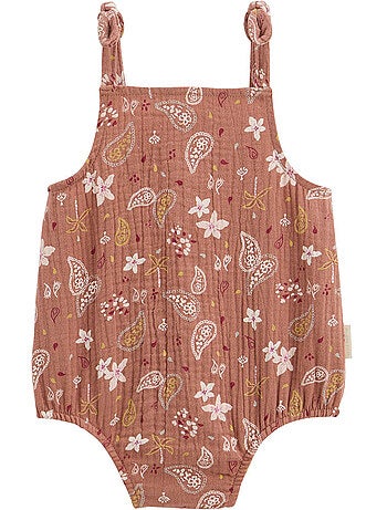 Barboteuse bébé en gaze de coton Arizona