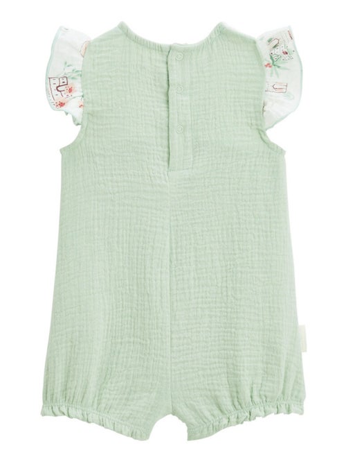 Barboteuse bébé en gaze de coton Arya - Kiabi