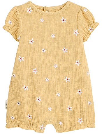 Barboteuse bébé en gaze de coton Camila