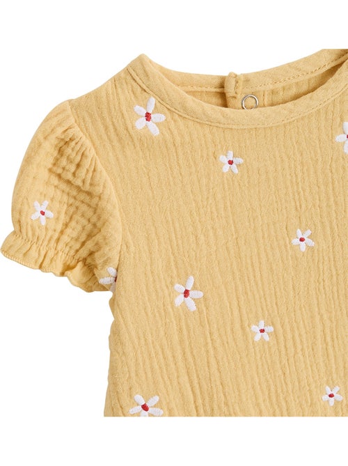 Barboteuse bébé en gaze de coton Camila - Kiabi