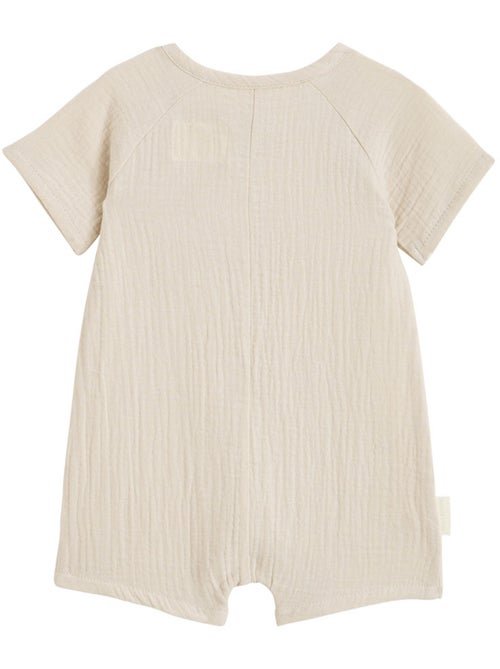 Barboteuse bébé en gaze de coton Eden - Kiabi