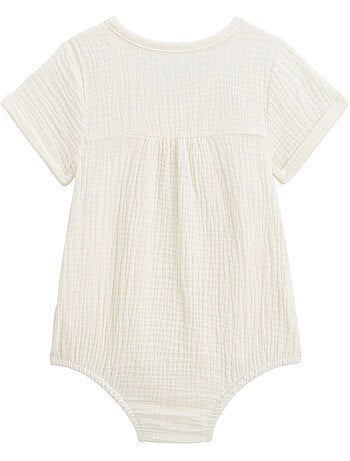 Barboteuse bébé en gaze de coton Louison