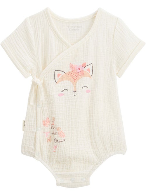 Barboteuse bébé en gaze de coton Louison - Kiabi