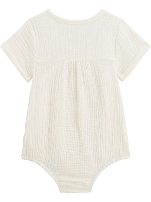 Barboteuse bébé en gaze de coton Louison - Kiabi