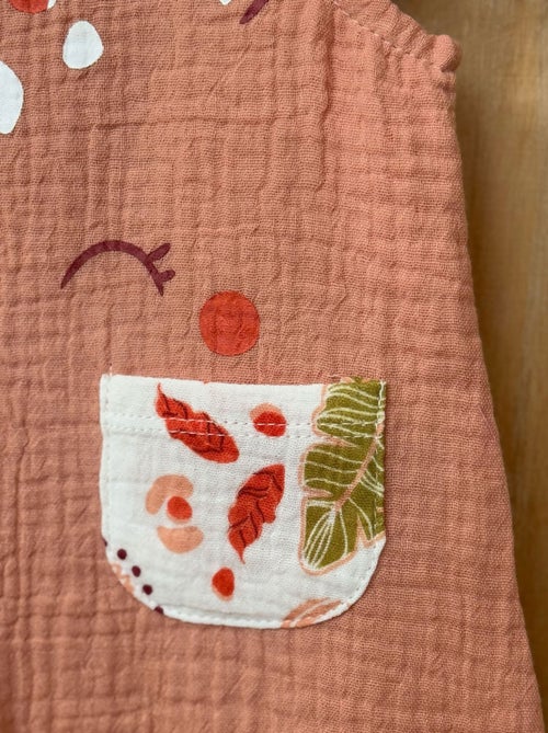 Barboteuse bébé en gaze de coton Mindanao - Kiabi