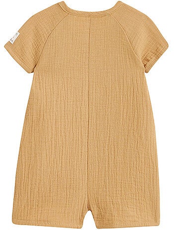Barboteuse bébé en gaze de coton ouverture croisée Mini Rêve