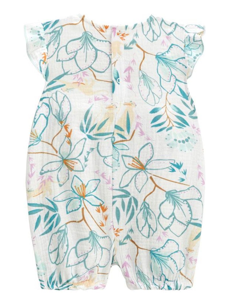 Barboteuse bébé en gaze de coton Patroika Vert - Kiabi