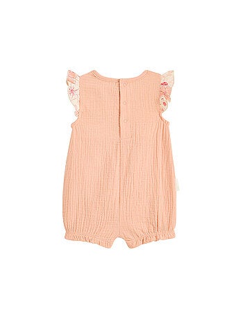 Barboteuse bébé en gaze de coton Santa Giulia