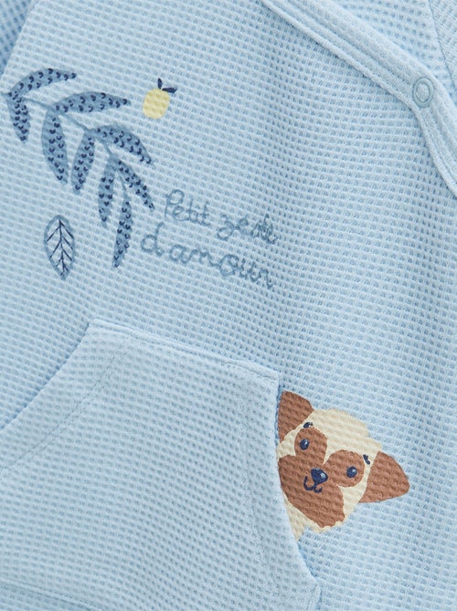 Barboteuse bébé + foulard Zeste d'amour - Kiabi
