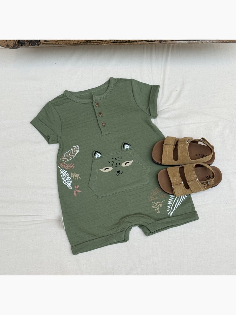Barboteuse bébé Gabin Vert - Kiabi