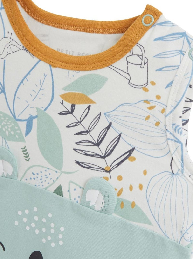 Barboteuse bébé Garden Party Vert - Kiabi