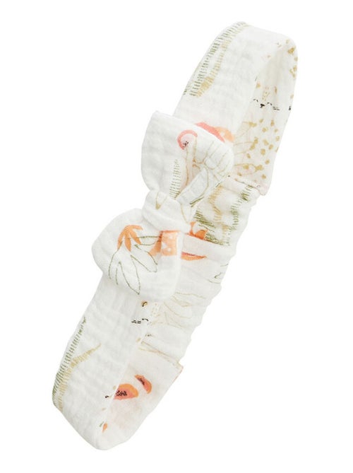 Barboteuse bébé + headband en gaze de coton Sierra - Kiabi