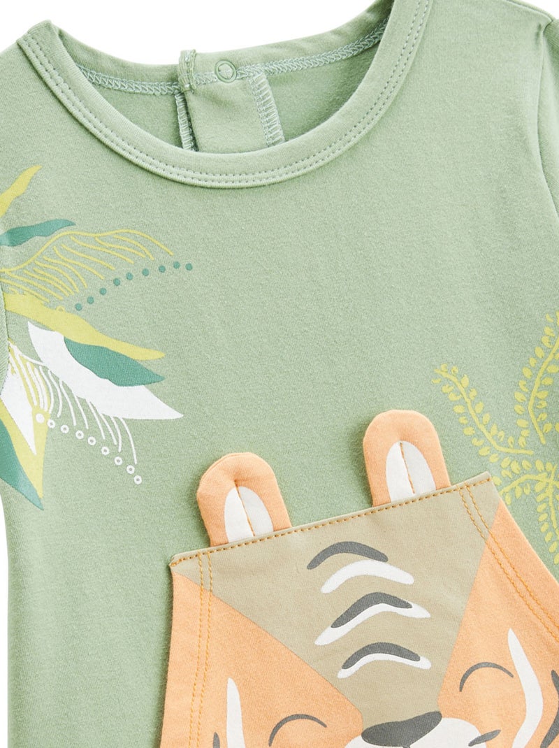 Barboteuse bébé Kanha Vert - Kiabi