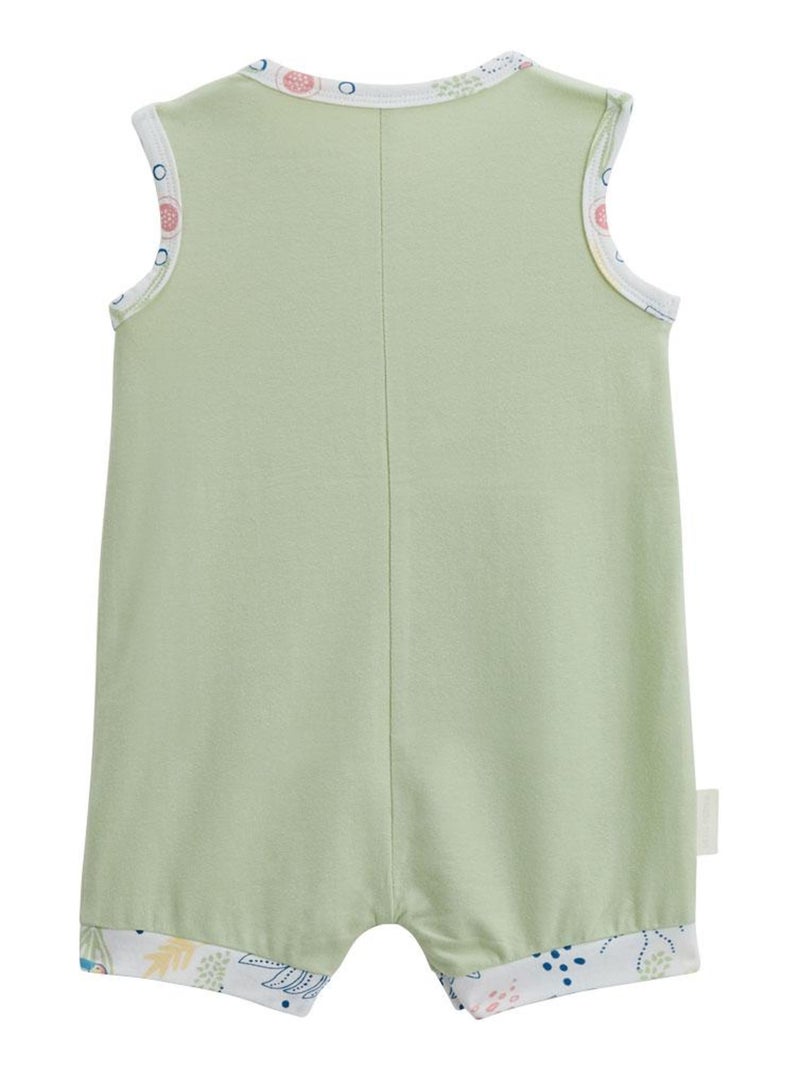 Barboteuse bébé Moka Vert - Kiabi
