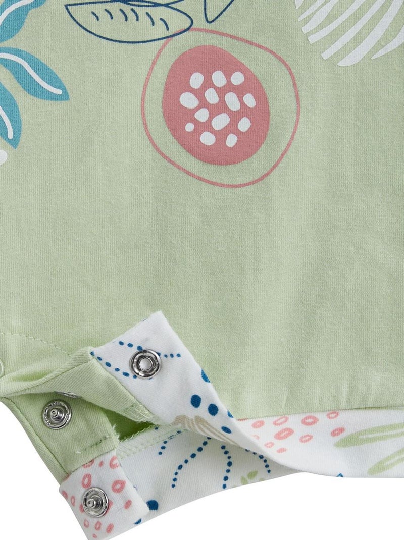 Barboteuse bébé Moka Vert - Kiabi