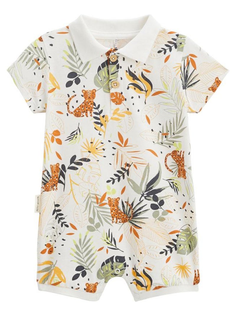 Barboteuse bébé Wakae Ecru - Kiabi