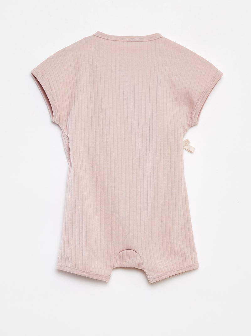 Barboteuse cache cœur - cradle to cradle ROSE - Kiabi